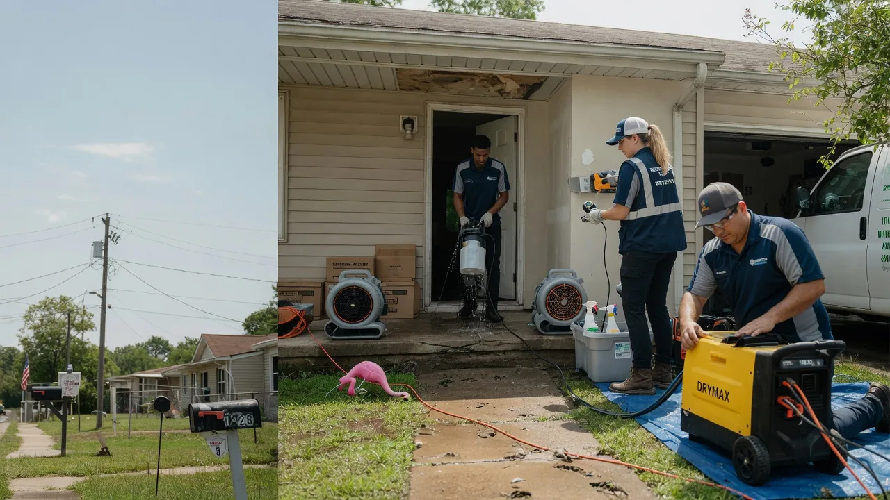 Storm Damage Water Removal in Terlton, OK near me